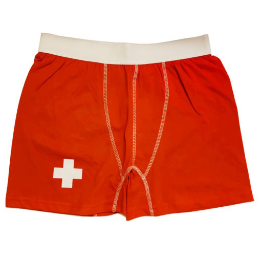 calecon boxer culotte croix suisse