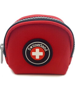 Porte monnaie croix suisse