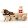 St Bernard in wood