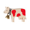 Wooden cow magnet magnet