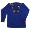 Chemise armailli bleu traditionnelle suisse