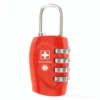 Cadenas rouge avec croix suisse et chiffre numéro