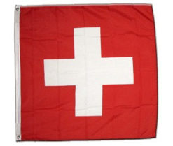 Schweizer Stoff Flagge