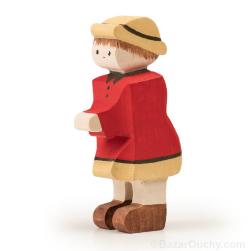 Figurine en bois suisse Heidi