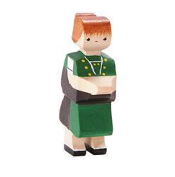 Holzstatue Schweizer Tracht