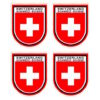 Autocollant écusson croix suisse