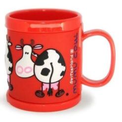 Tasse plastique suisse vache mumu cow