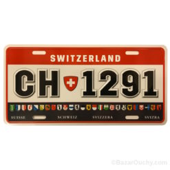 Swiss metal plate