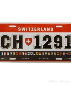 Plaque métal suisse