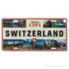 Schweizer Metall-Autoschild