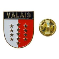 Valais flag pin