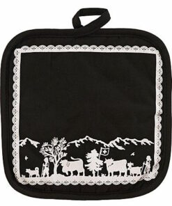 Manique de cuisine découpage suisse poya