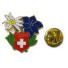 Pin's edelweiss gentiane