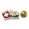 Pin's Edelweiss croix suisse