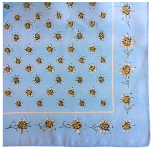 Foulard avec edelweiss