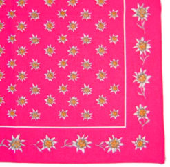 Edelweiss pink scarf