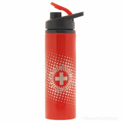 Metal water bottle - Swiss cross