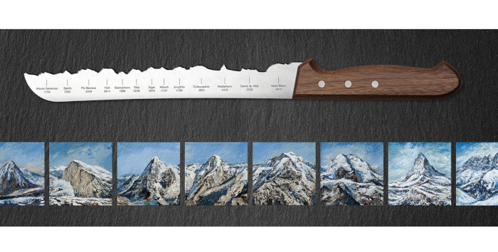 Panorama Knife - Silhouette Bergmesser