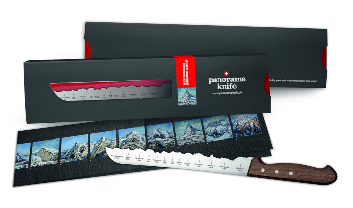 Panorama Knife - Silhouette mountain knife