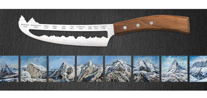 Panorama Knife - Silhouette mountain knife