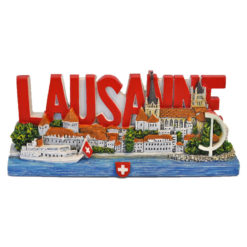 Miniature magnet from Lausanne for fridge