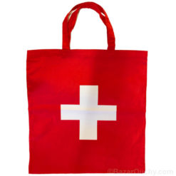 حقيبة / حقيبة يد سويسرية من الأقمشة
