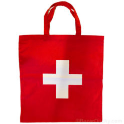 Borsa / Tote bag croce svizzera in tessuto