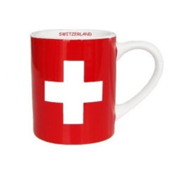 Taza suiza de espresso cruzado