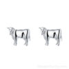 Boucle oreille vache argent