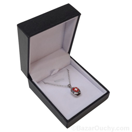 Collier cloche en argent – Image 2