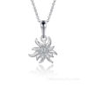 Edelweiss necklace in silver - 1cm_