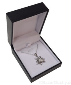 Alternative view of Collier edelweiss en argent