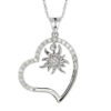 Edelweiss necklace and silver heart_