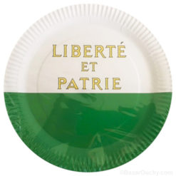 Assiette drapeau Vaud