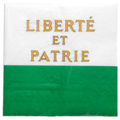Toalla con bandera del cantón de Vaud