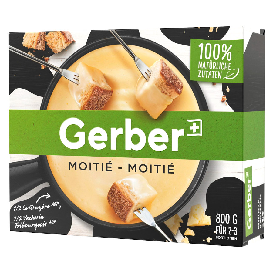 Fondue moitié-moitié, Recette