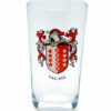 Valais flag white wine glass