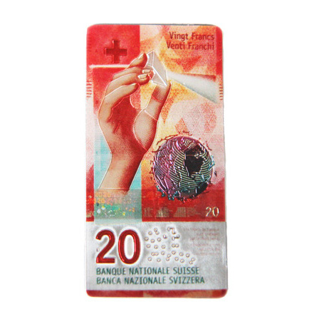 Magnet Billet De Banque Suisse Francs Bazarouchy
