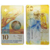 Magnet magnet Swiss banknote 10 francs chf