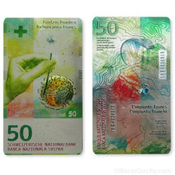 Imán imán billetes suizos 50 francos chf