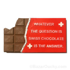 Swiss chocolate magnet magnet