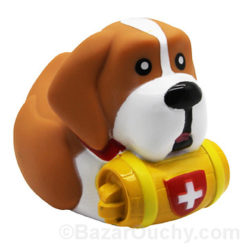 Canard de bain forme Saint-Bernard