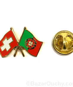pins suisse portugal drapeau