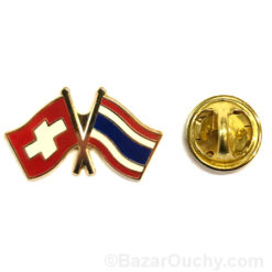 pins suisse thailand drapeau