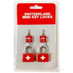 Cadenas avec croix suisse - Rouge