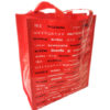 Red Swiss plastic bag