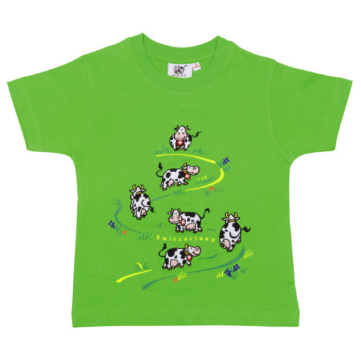 Camiseta poya suiza verde