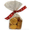 Chocolate shape Swiss currency coin