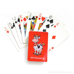 Juego de cartas de vaca suizo