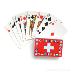 Swiss cross card set